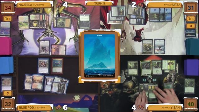 Urza vs Najeela vs Blue Pod vs Yisan | S1E1 | cEDH Gameplay | Casually Competitive смотреть онлайн