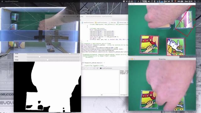 Detección de las piezas de un puzzle de cubos смотреть онлайн