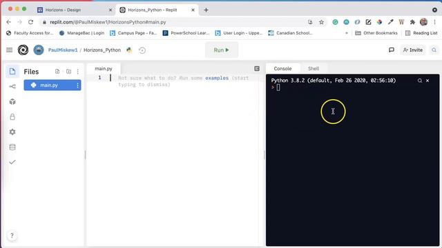 Setting up Replit - Python3 смотреть онлайн