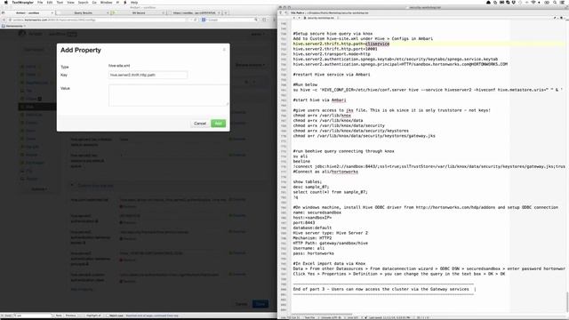 Securing the Hadoop Data Lake with HDP 2.1 - Part3: Perimeter Security смотреть онлайн