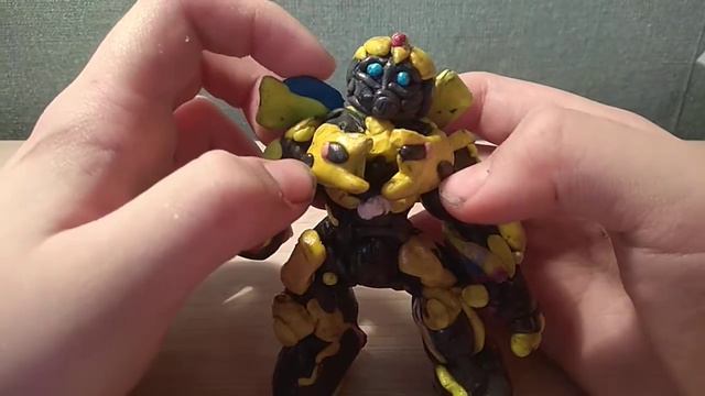 Бамблби из пластилина смотреть онлайн