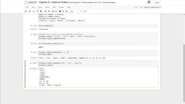 Qué son las LISTAS en Python | Curso de Python Cap 5 смотреть онлайн
