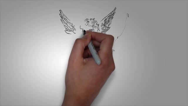 Ангел карандашом. КАК НАРИСОВАТЬ АНГЕЛА смотреть онлайн