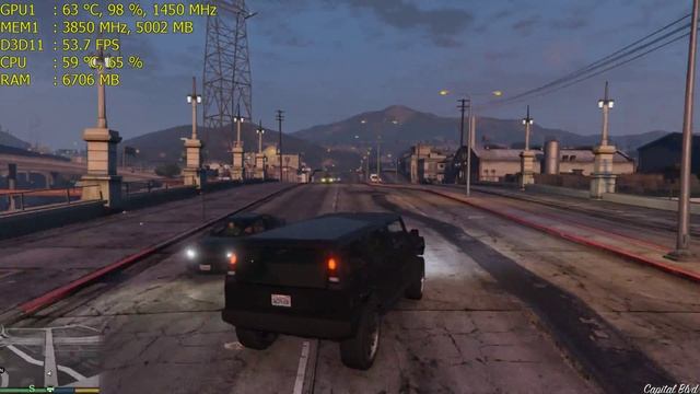 Grand Theft Auto V max settings 1080p GTX 980 Ti смотреть онлайн