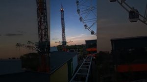 Аттракционы компании АтТри в парке г. Омска «Вокруг света»
