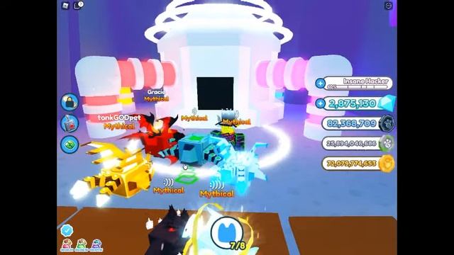 Getting "Royal Flush" achievement in ROBLOX Pet Simulator X смотреть онлайн