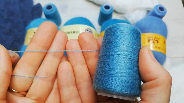 ОБЗОР пряжи "Пух норки" бирюзового цвета. Огненный тест! Стоит ли покупать??КлубокЖеланий смотреть онлайн