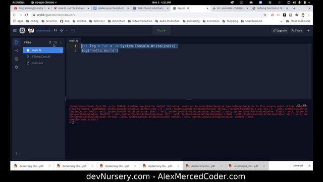 AM Coder - Teaching Myself F# in 15 Minutes смотреть онлайн