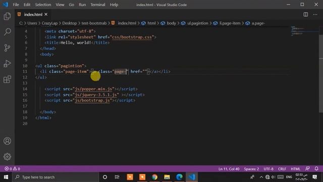 25 - bootstrap tutorial | pagination смотреть онлайн