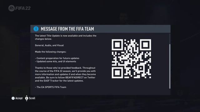 FIFA 22- Title Update #17 (PS5)