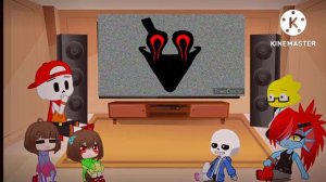 Undertale React to VHS!SANS Battle (Request)