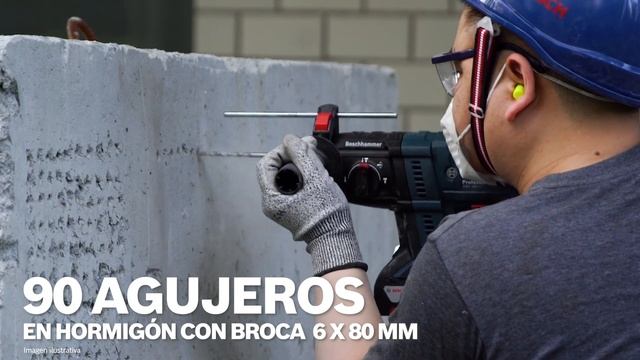 ¿Cuántos agujeros puede perforar un martillo inalámbrico por carga de batería? смотреть онлайн