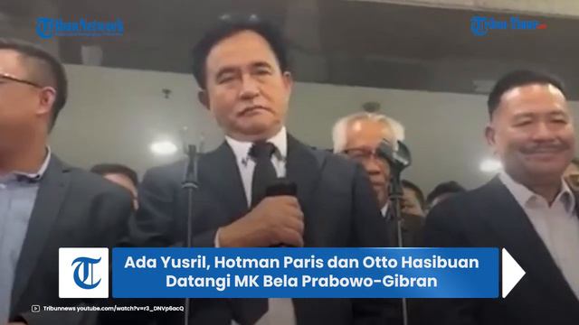 Ada Yusril, Hotman Paris dan Otto Hasibuan Datangi MK Bela Prabowo Gibran смотреть онлайн