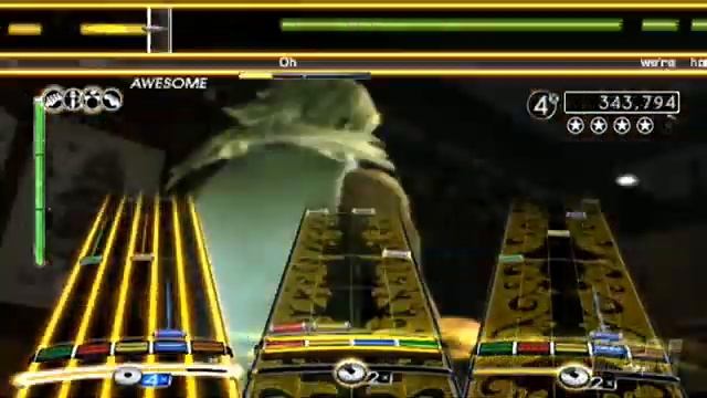Rock Band 2 Nintendo Wii Gameplay - Living on a Prayer смотреть онлайн