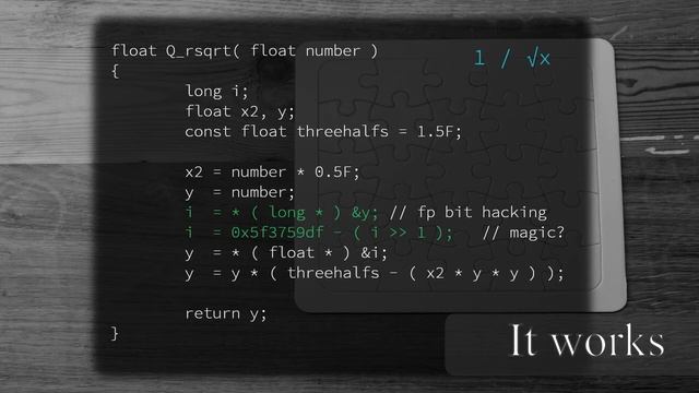 Fast Inverse Square Root Enigmatic Code смотреть онлайн