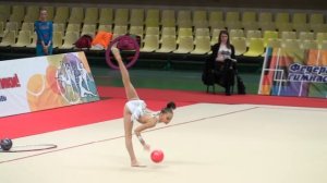 Аверина Арина, мяч. Командное Первенство Москвы. 28.03.13
