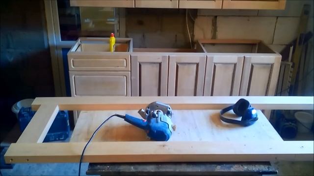 кухня из масива ольхи часть 8 Изготовление столешницы смотреть онлайн