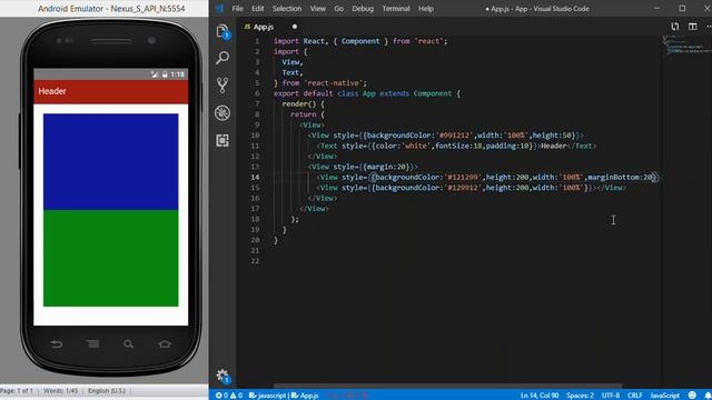 style in react native смотреть онлайн