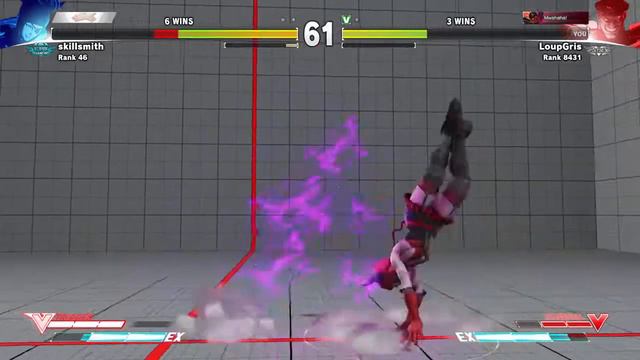 SFV - skillsmith (Juri) vs LoupGris (M.Bison) смотреть онлайн