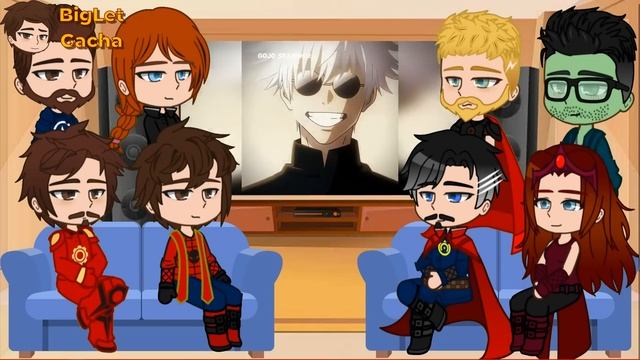 Avengers React to Satoru Gojo [Part 1-2]| Gacha React | Full Video смотреть онлайн