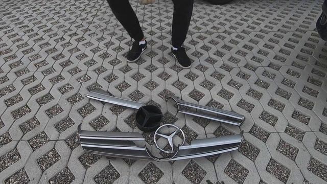 Mercedes-Benz CLS w219?? Front grill upgrade, AMG look//Inlocuire grila veche la CLS смотреть онлайн