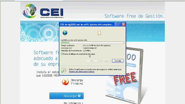 Instalación de FireBird 2.0 y Sig2000. смотреть онлайн