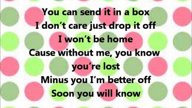 Potential Breakup Song Lyrics