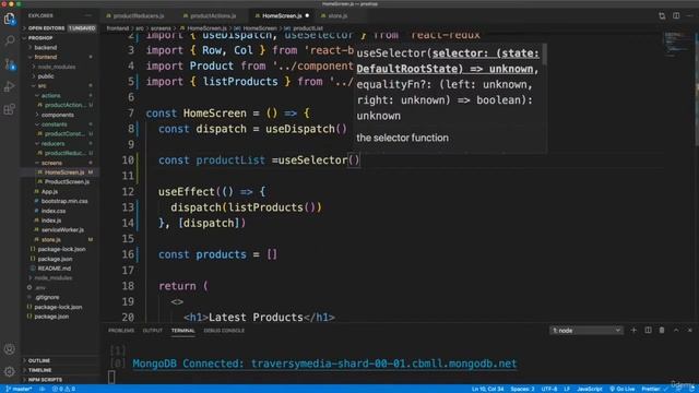004 Bringing Redux State Into HomeScreen useDispatch & useSelector смотреть онлайн