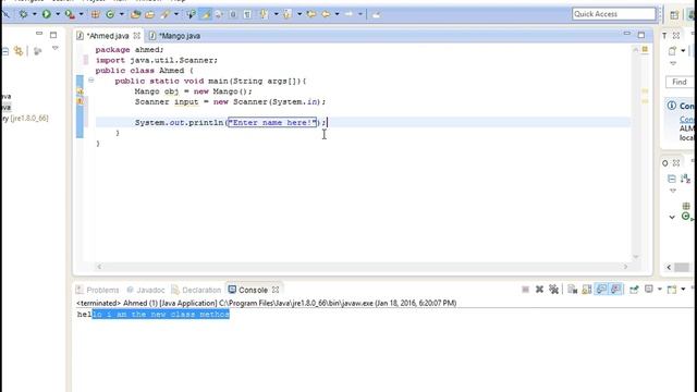 Java Programming Tutorial 16 Use Methods with Parameters смотреть онлайн