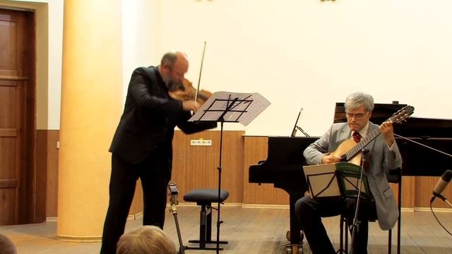 Н.Паганини Соната для скрипки и гитары A-dur смотреть онлайн