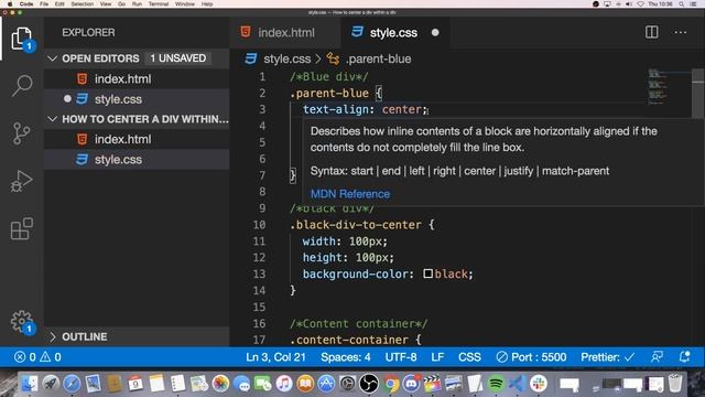 How to Center a DIV Within a DIV Vertically & Horizontally Using CSS in 2020 смотреть онлайн