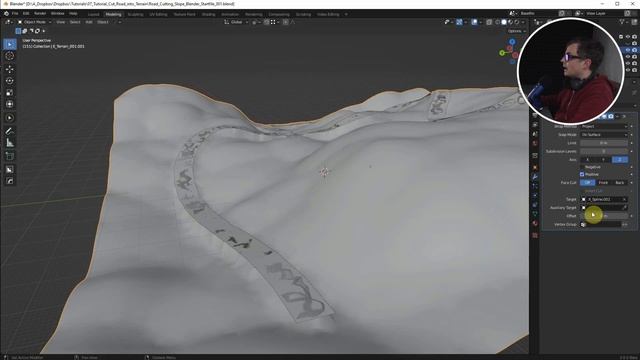 How to do a Mountain Road - Blender Tutorial смотреть онлайн