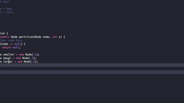 GFG | Problem of the Day : Partition a Linked List around a given value смотреть онлайн