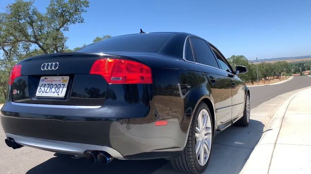 2007 Audi B7 S4 Quattro 4.2 Litre V8 Custom exhaust Loud muffler delete. смотреть онлайн