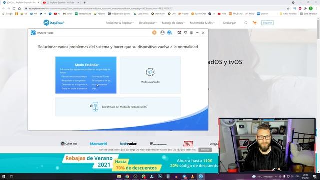 ✔️ Como Salir Del MODO RECUPERACIÓN (DFU) En IPHONE Sin PERDER DATOS  (soporta IOS 15 BETA) [2021]