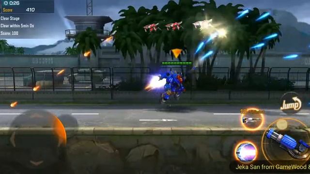 Level 1-3. Mech Warrior. Прохождение игры Contra Returns на Android смотреть онлайн