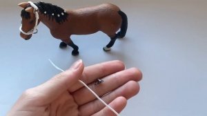Учусь делать самодельный недоуздок! Лошади шляйх Лошади Schleich