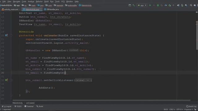 Android SQLite Database Read Tutorial | code stance смотреть онлайн