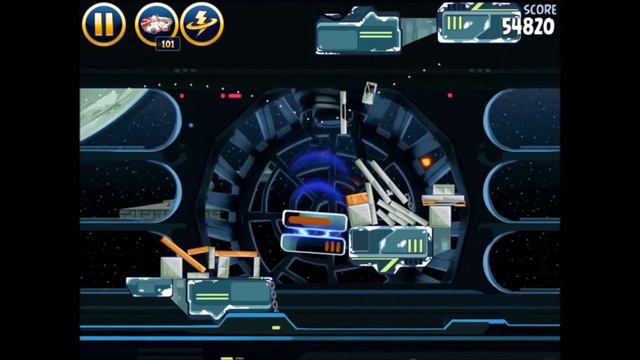 Angry Birds Star Wars 6-16 Death Star 2 3 Star смотреть онлайн