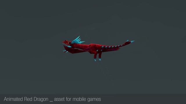 Red Dragon - animated asset for mobile games смотреть онлайн