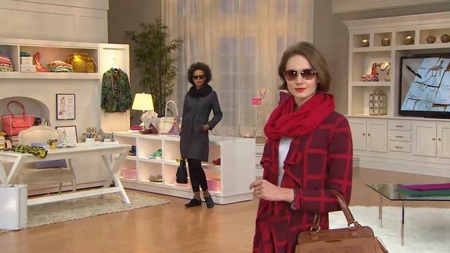 Isaac Mizrahi Live! Diamond Jacquard Infinity Scarf with Shawn Killinger смотреть онлайн