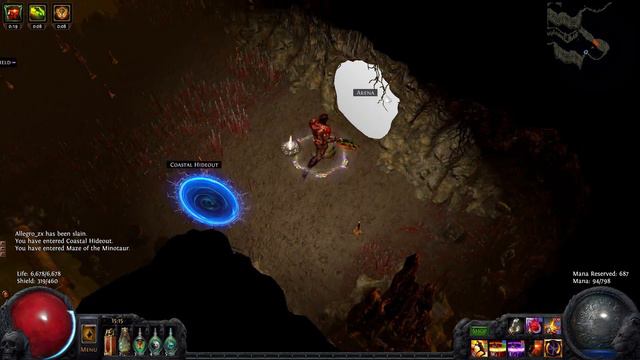 Path of Exile Double DoT Earthquake 83 Minotaur Blind смотреть онлайн
