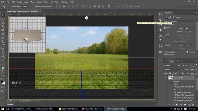 Importing 3D model as OBJ into Photoshop смотреть онлайн