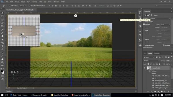 Importing 3D model as OBJ into Photoshop