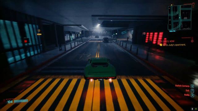 (Potential Spoilers) Cyberpunk 2077 Speeding Through Rainy Night City Streets смотреть онлайн