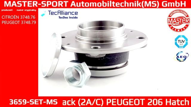 3659-SET-MS | WHEEL BEARING KIT | Master-Sport-Automobiltechnik (MS) GmbH смотреть онлайн
