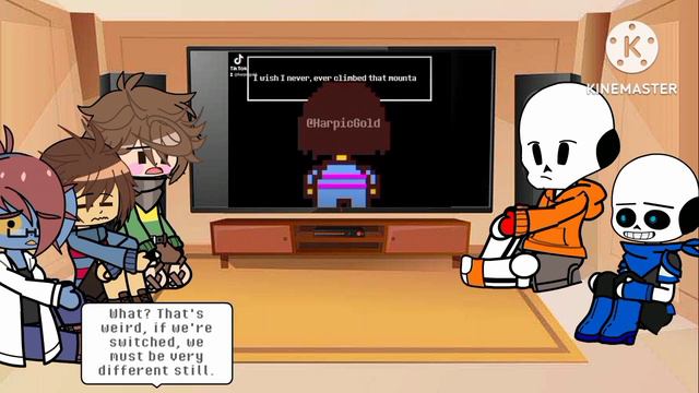 UNDERSWAP react to UNDERTALE смотреть онлайн