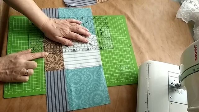 #печворк #лоскутноешитьё Лоскутное шитьё. Печворк. Сидушка на стул. 1-я часть. смотреть онлайн