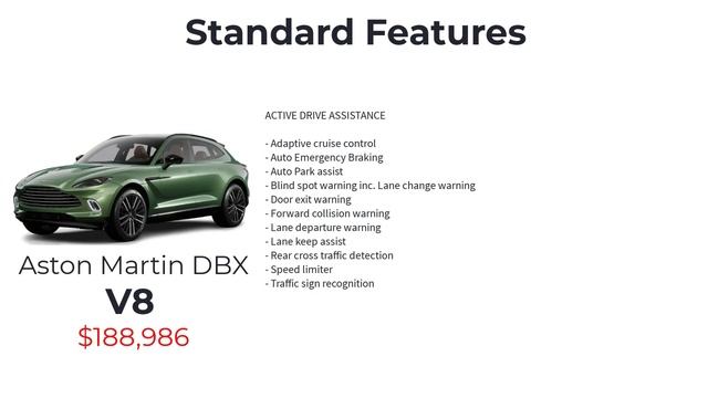 2023 Aston Martin DBX Trim Levels and Standard Features Explained смотреть онлайн