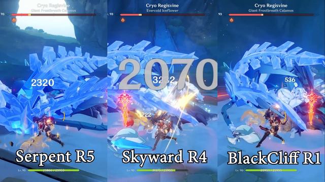 Dehya Main Dps Weapon Comparison Sea lord,Blackcliff,Prototype,Skyward,Serpent Spine !! смотреть онлайн